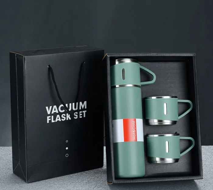 Custom Business 500ml Stainless Steel Vacuum Thermos Flasks Cup Water ...