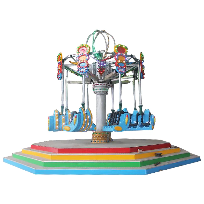 Electric Carnival Game Tower Musical Playground Aerial Shooting Rides