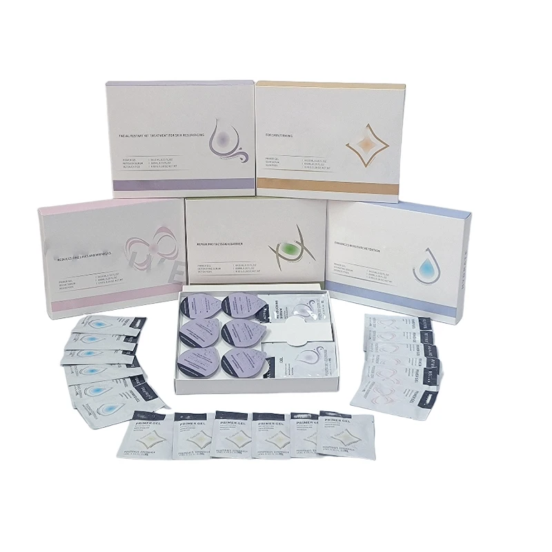 Good Effect 7 Types CO2 Oxygen Facial Bubble Kit Capsule Product Skin Cream for Oxygen Machine