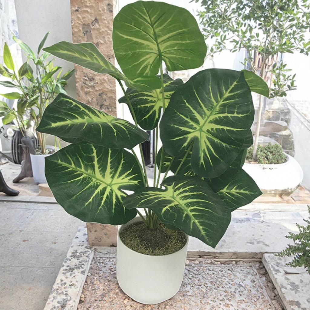 Wholesale Indoor/Outdoor Home & Wedding Decor Monstera Plastic Artificial  Green Plants in Pot Birthday Occasion Perfect!