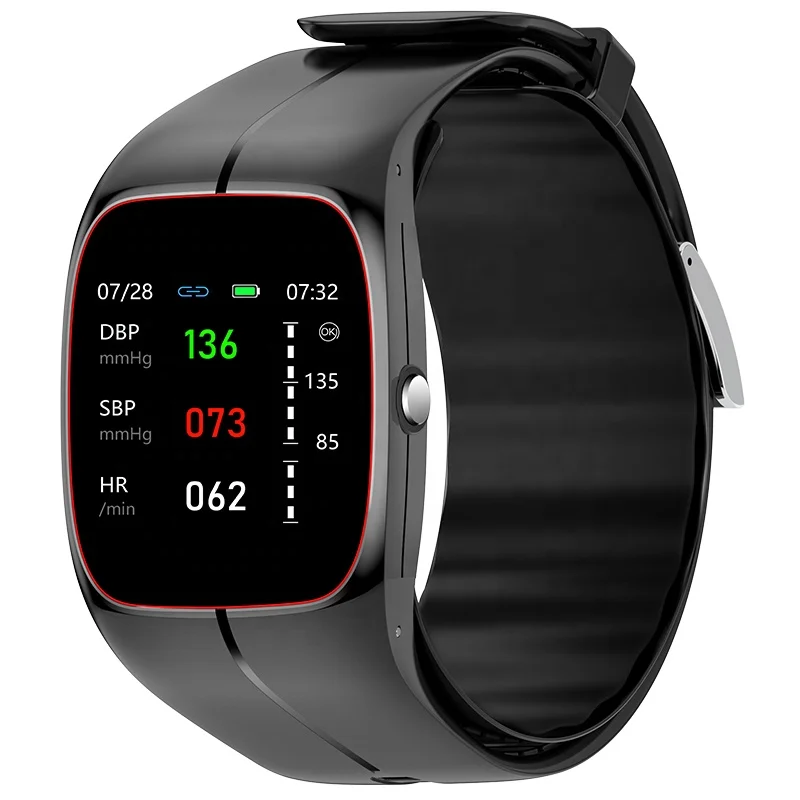 P20 Watch Smart Air Pump Airbag Oscillometric Blood Pressure Measurement  Watch Body Temperature SpO2 Heart Rate Sleep Monitor