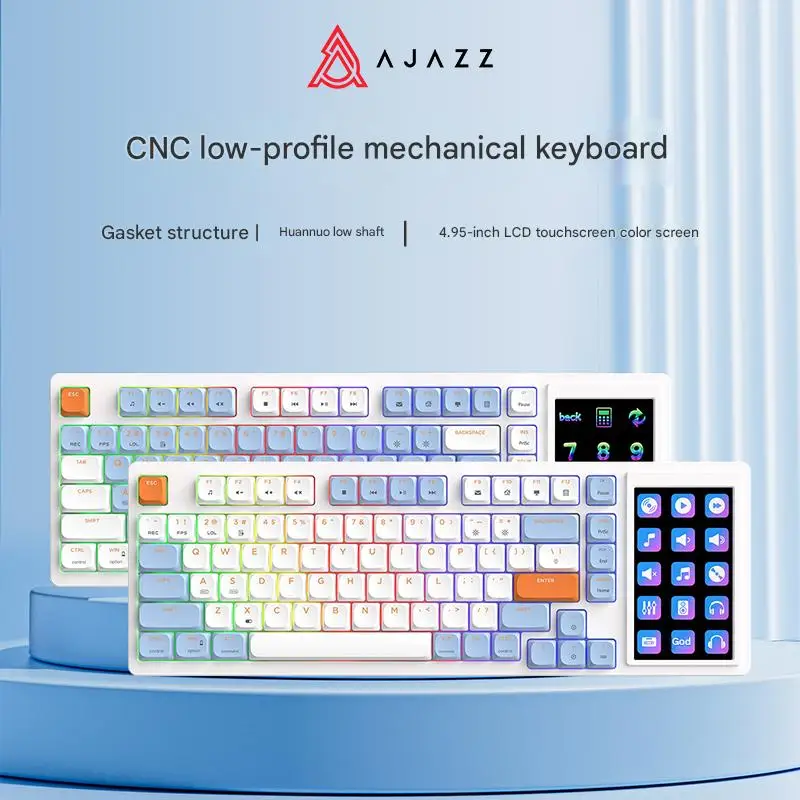 Ajazz AKP815 81 Keys Low Profile Switch Slim Thin Wired RGB