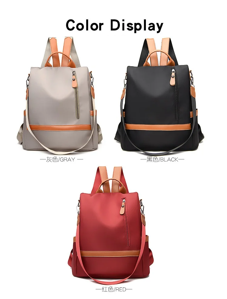 Zaino Donna Antifurto Convertibile KADAX, Borsa A Tracolla O Zaino, Design Geometrico, Colorato - Foto 7