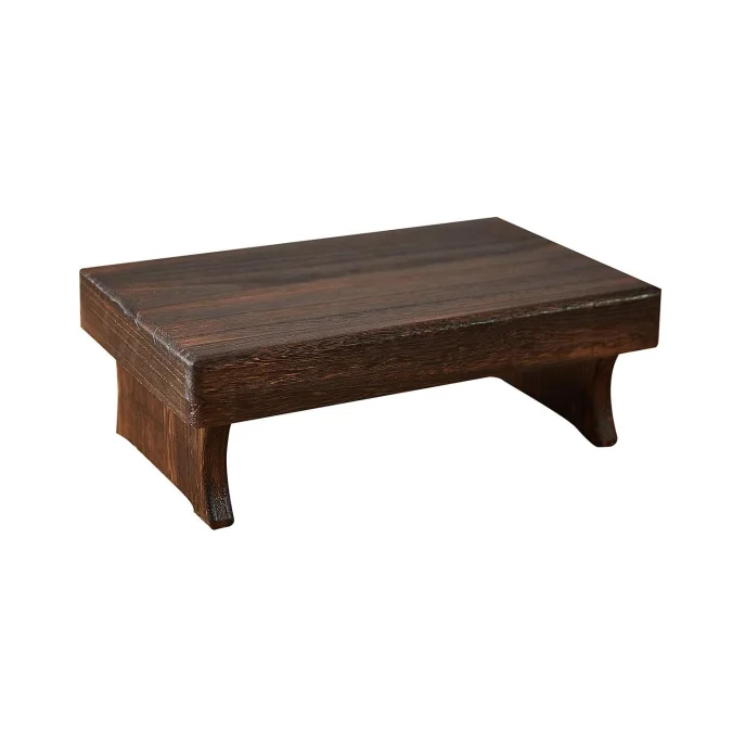 Custom Wooden Step Stool,Portable Rectangle Bed Stool Small Step Ladder for Kitchen&Bathroom Foot Rest Stool Under Desk,Durable