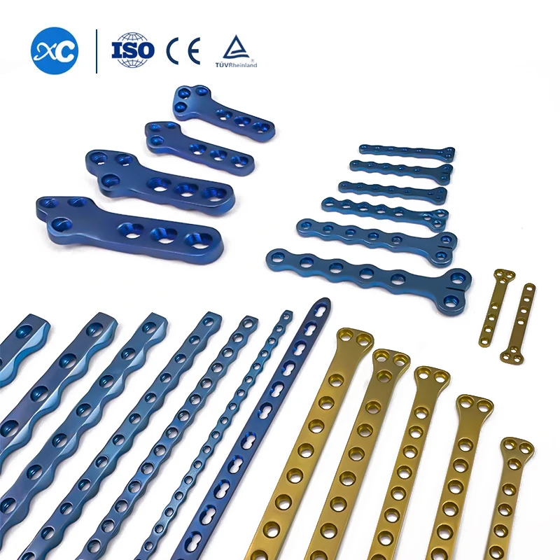 XC Placa Bloqueada Ortopedicas Veterinaria Titanio Compression LC-DCP TPLO Bone Plates Veterinary Trauma Orthopedic Implants//