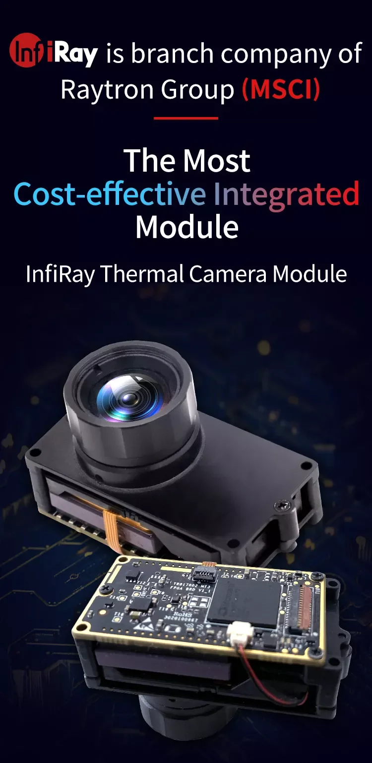 640*512 Ir Thermal Imaging Camera Module Core Type-c For Uav Drones ...