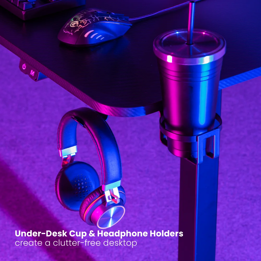 Gmd09 Rgb L Shaped Gaming Desk For Computer Pc Cheap Best Gaming Table