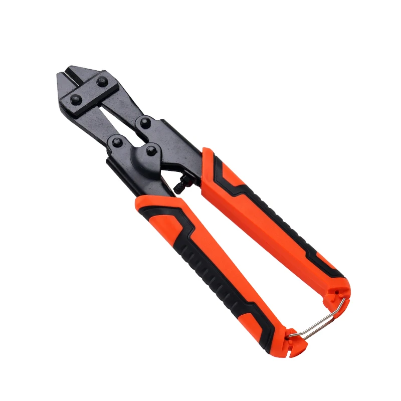 Rubber anti slip handle, carbon steel forging and cutting steel wire rope tool, wire cutting pliers, crimping pliers