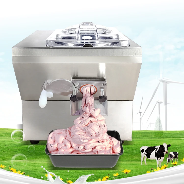 Table Top Mini Home Smart Commercial Ice Cream Machine All in One Italian Gelato Ice Cream Making Machine