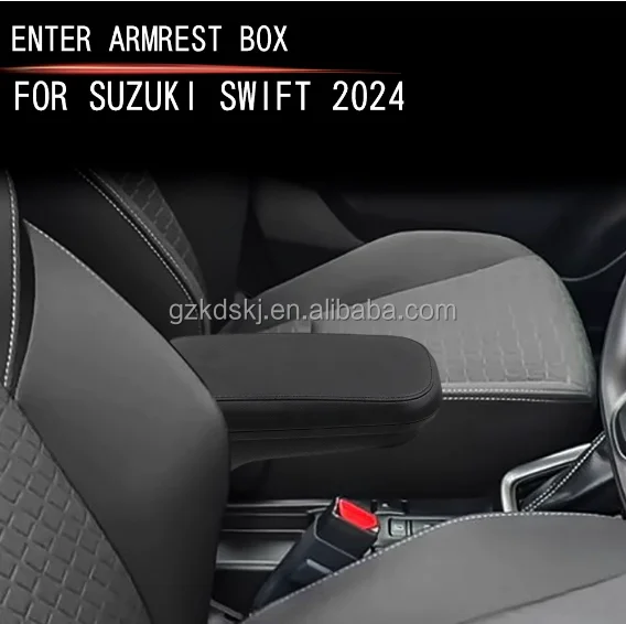 Console Centrale Bracciolo Auto KAERGK Per Suzuki Swift 2005-2024 - 7 Porte USB, Doppio Van Portaoggetti Accessori Auto Suzuki Swift