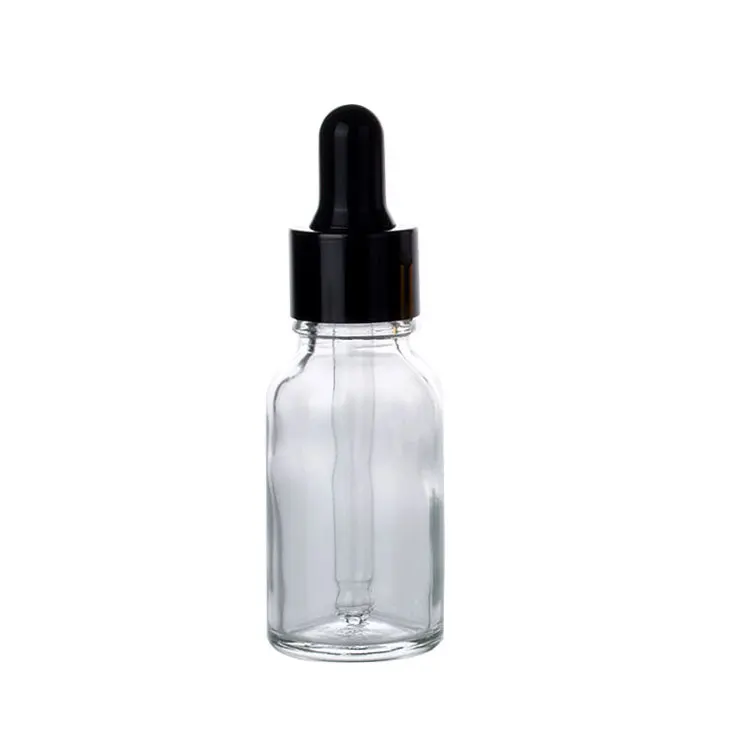 5ml 10ml 15ml 30ml 50ml 100ml Clair Vitre Vide Essentielle Flacon Verre Compte Goutte Bouteille