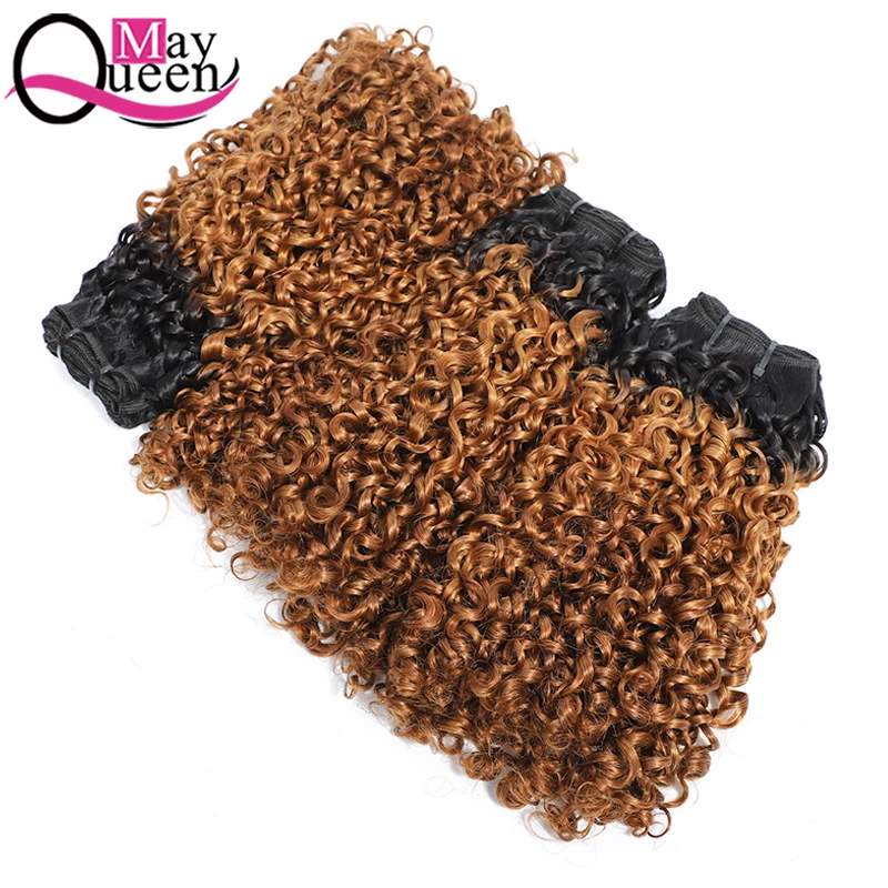Factory Top Grade  in Stock Frontal Original Super Double Drawn Vietnamese Fumi Bundles Wigs Human Hair With Closure Pixie Curls