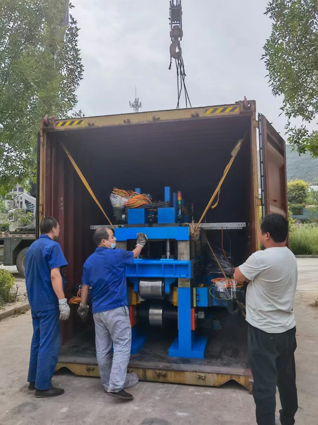 219mm Ms Pipe Manufacturing Machine Cost For Industrial Round Pipe