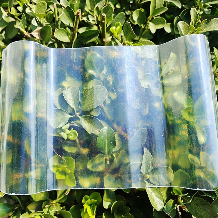 Unsaturated Polyester Resin Fireproof Transparent Frp Fibreglass Roofing Sheets for Sunlight Daylighting Board