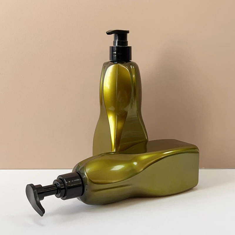 Factory 300ml 480ml PET Shampoo Container Liquid Plastic Emulsion Bottle