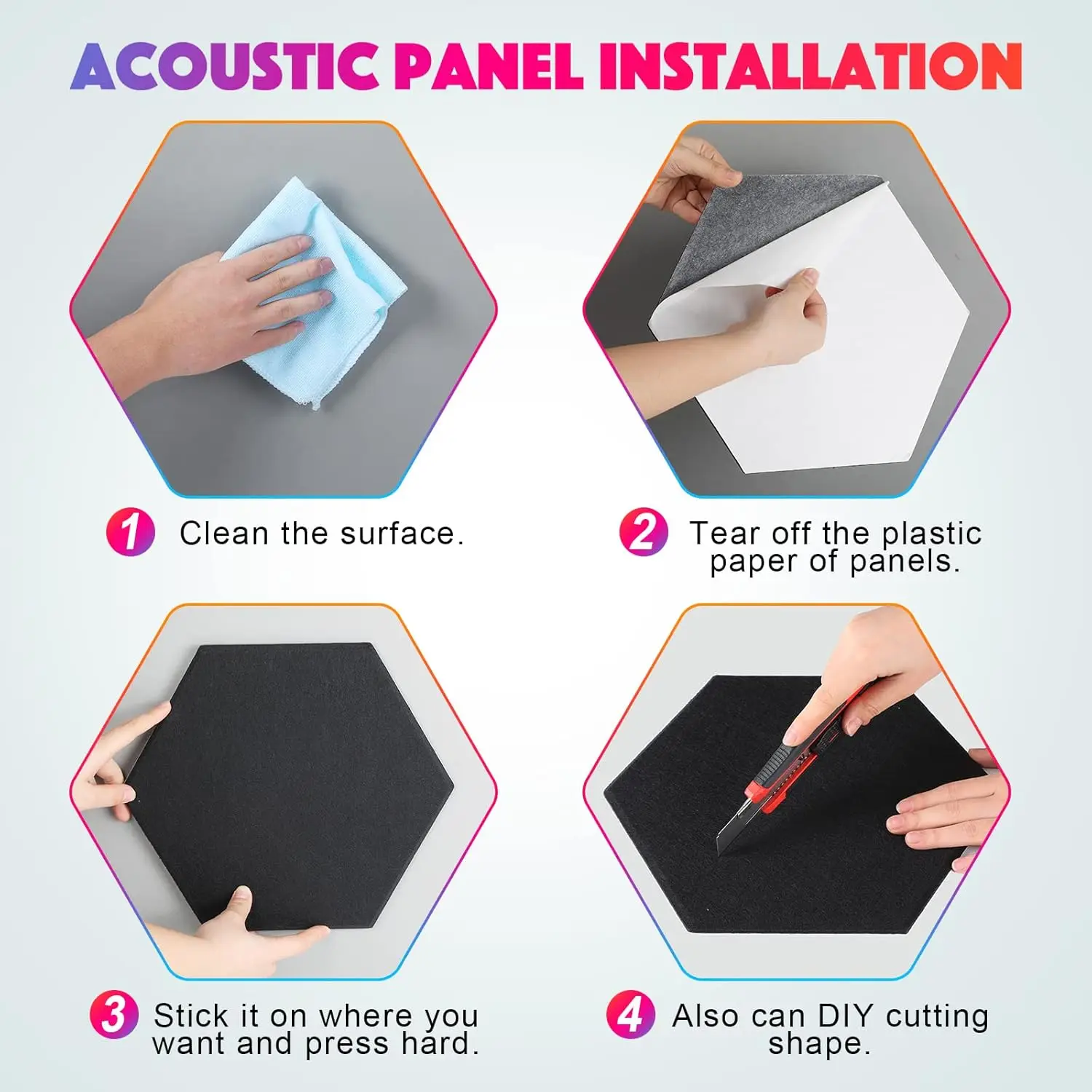 Anika Factory Direct Sales Recycle Pet Acoustic Panels Sound Absorption Flame Retardant Polyester  Acoustic Panel for Cinema