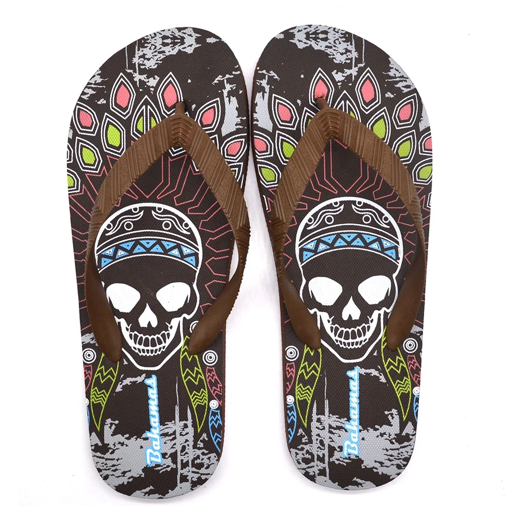 Мужские шлепанцы на ремешке из ПВХ с золотым камуфляжным принтом