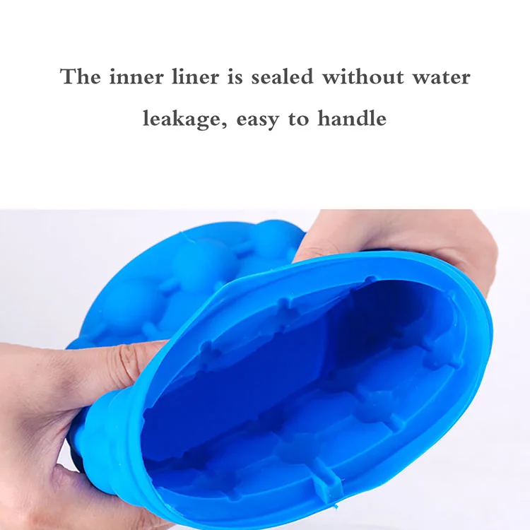 Magic Ice Cube Maker Genie Silicone Rubber Ice Tray Mold