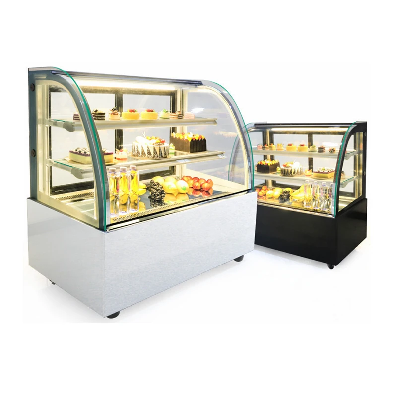 热卖节能面包店显示cabine大理石蛋糕展示柜