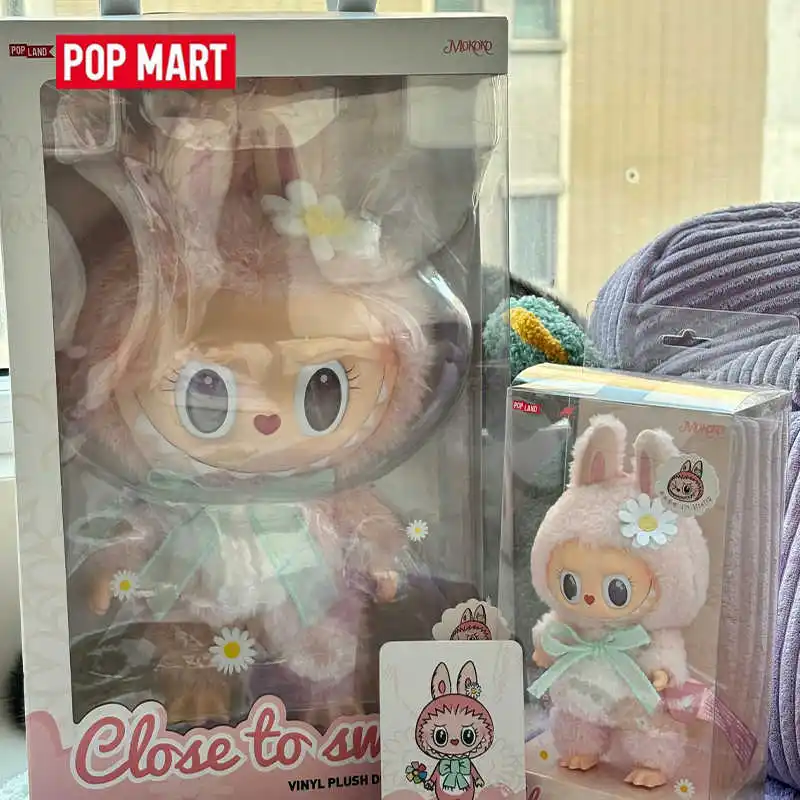 ぬいぐるみ POPMART Mokoko Close to Sweet Labubu Labubu Mokoko Close to Sweet Vinyl Plush Doll Limited