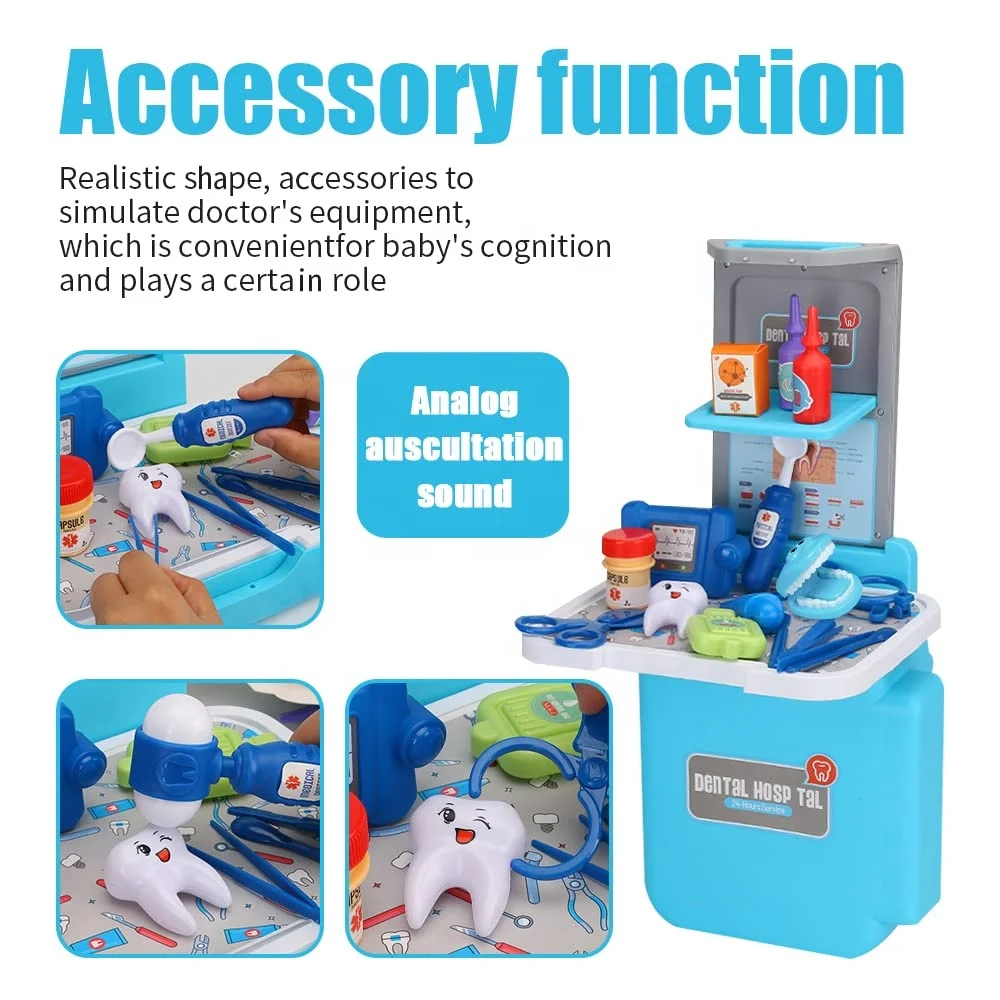 Докторский Набор для ролевых игр игрушечный ролевой набор с суперулыбкой стоматологический