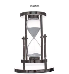 Высококачественная металлическая вращающаяся латунная нержавеющая рама цветной песок 30 минут песочные часы таймер