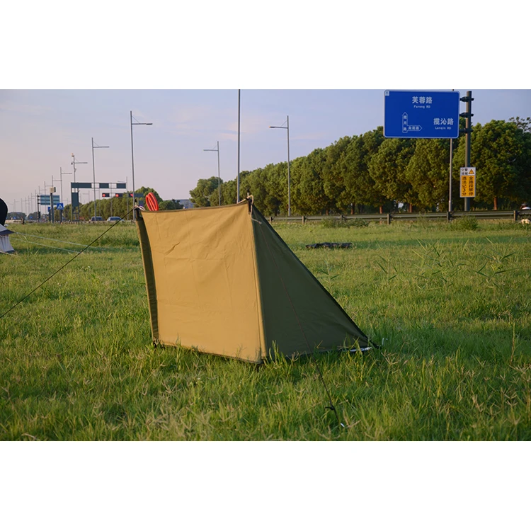 New Customized Rectangle Canvas Folding Lightweight Outdoor Beach Camping Windshield Windbreaker Windscreen for Picnic