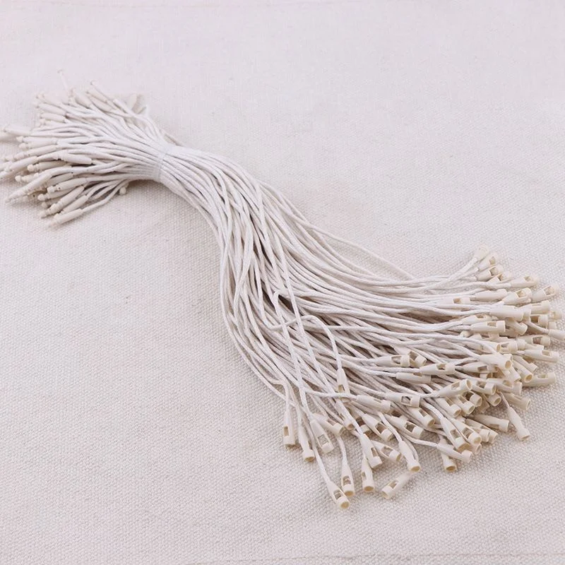 Пользовательская пластиковая подвесная бирка замок на шнурке эластичная петля уплотнение для одежды мешка бирки открытки одежда своими руками