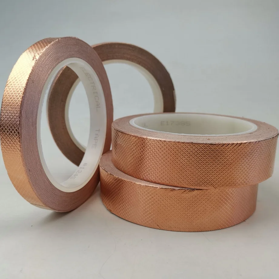 For 3M Die Cut Copper Foil Shielding Tape 1245 Embossed EMI Shielding with Water Activated Acrylic Adhesive for Masking Purpose