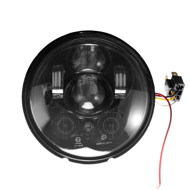 Черная светодиодная фара с подсветкой для V-espa LXV