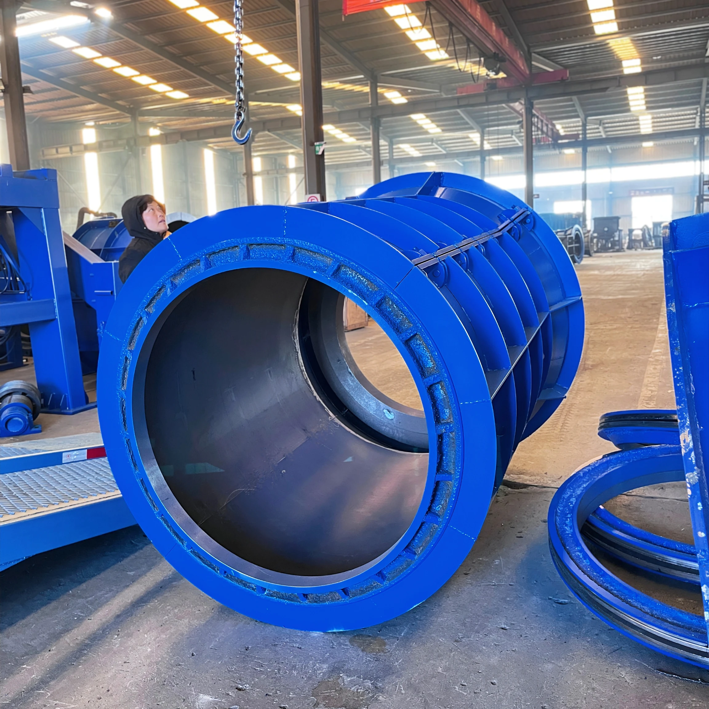 Reinforced Concrete Pipe Production LineCement Pipe Making  Machine Concrete Pipe Mould