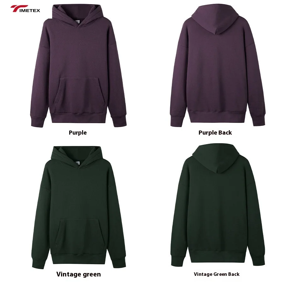 Casual Sport Streetwear 100% Cotton Polyester Heavy Weight Sweatshirt Custom Unisex  Hoodies Oversized