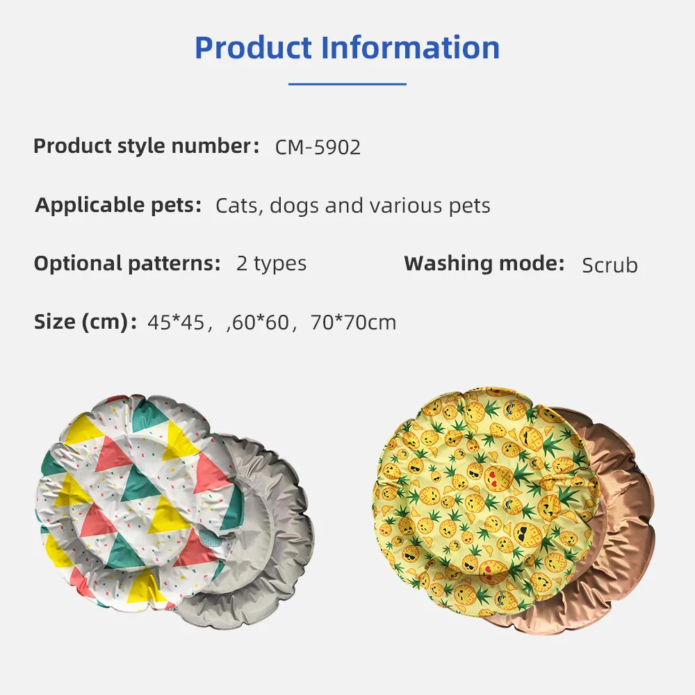 Travelling Washable Portable Folding Waterproof Pet Bed Dog Cooling Ma - product detail 6