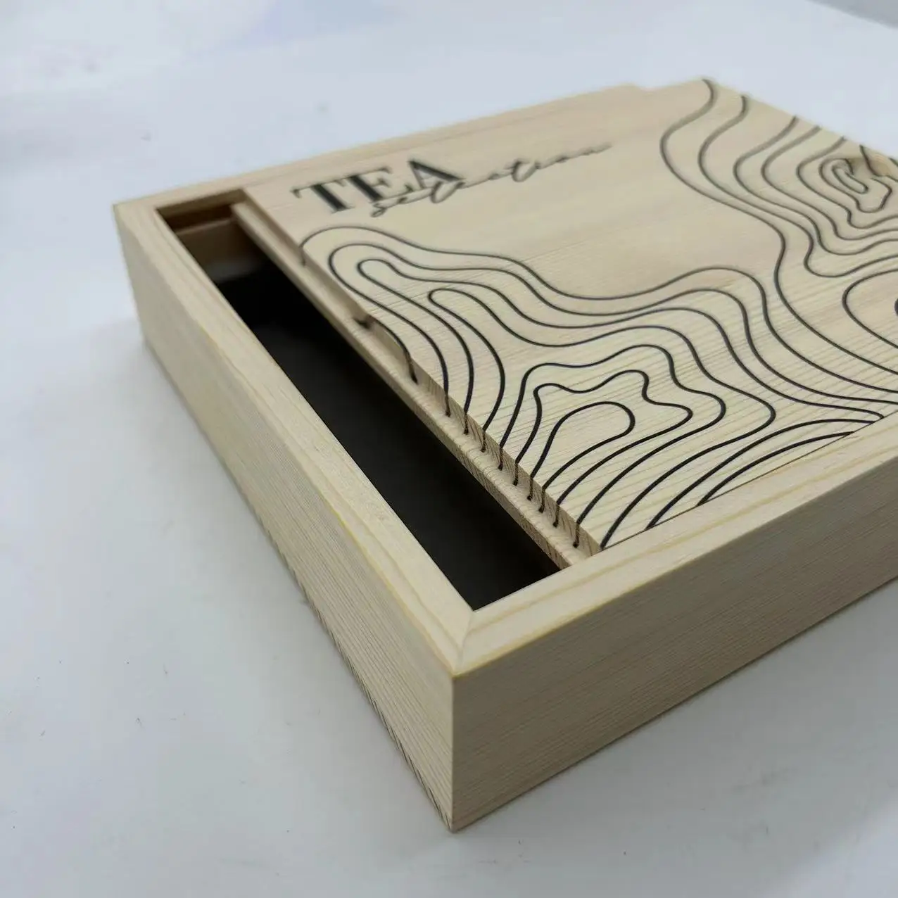 Factory Sale Custom Solid Wood Boxes For Gift Pack Toy Tea Jewelry Ring Storage Box Keepsake