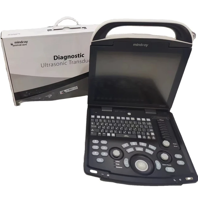 Mindray DP-10Vet Ultrasound Machine Black and White Veterinary Imaging Diagnostic for Animals Cat Dog