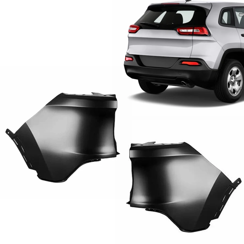 OEM auto parts factory wholesale high quality plastic ABS rear bumper cover end cap for Jeep cherokee 2014 2015 2016 2017 2018