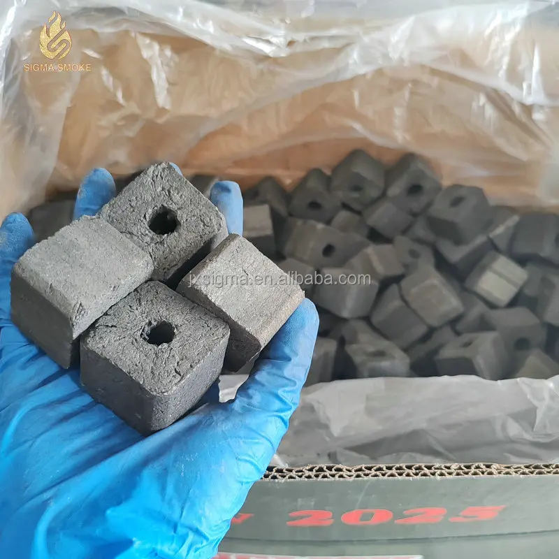 Geruchloser 100% Bambus Holzkohle fr Shisha & BBQ, 4-6 Std. Brenndauer