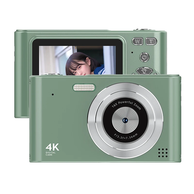 カメラプロフェッショナル4Kビデオカメラ3.2f 7.36mm 16Xズーム