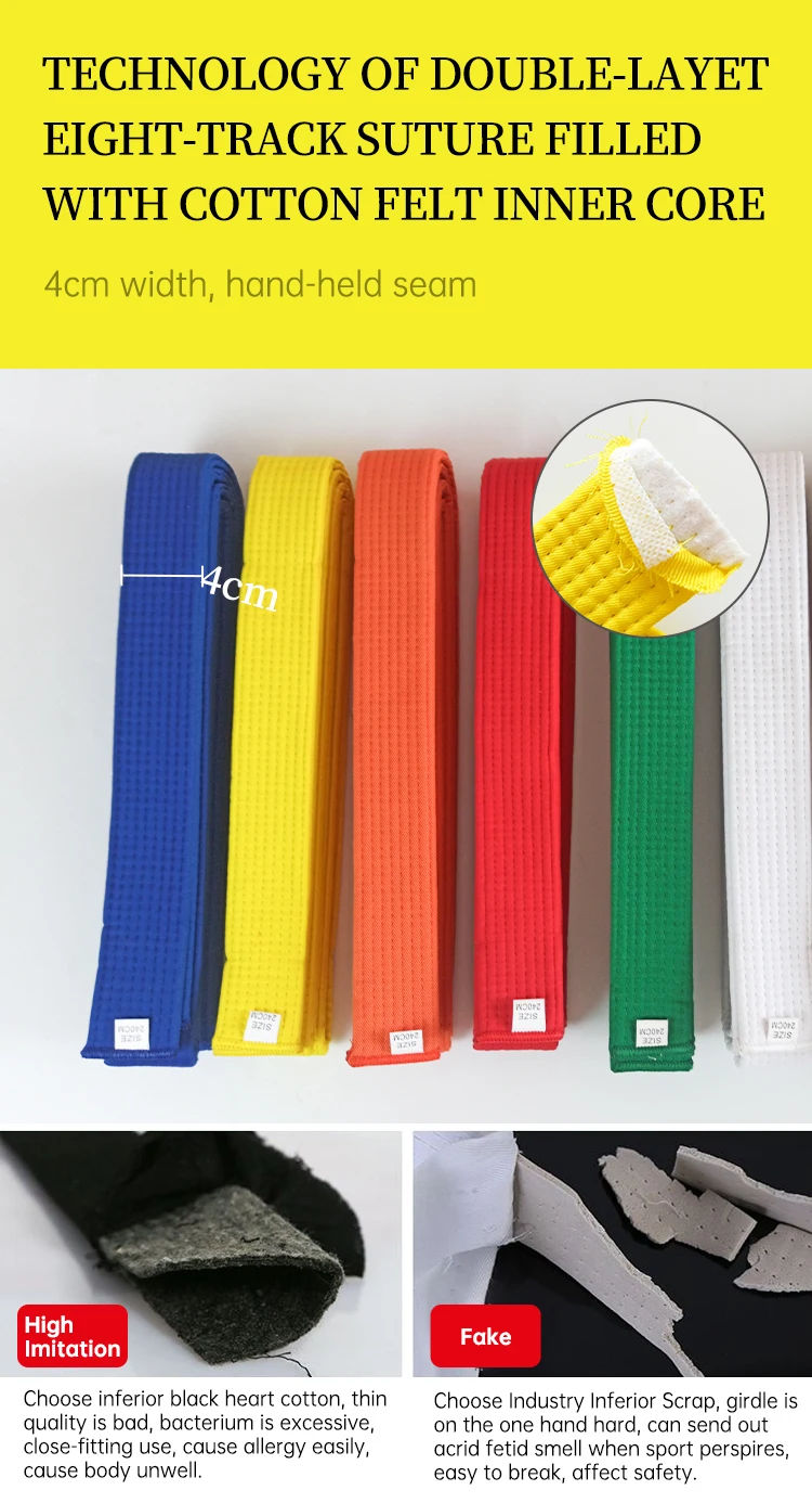 Wholesale Master Kyokushin Pink Wkf Judo Black Custom Logo Cotton Bjj