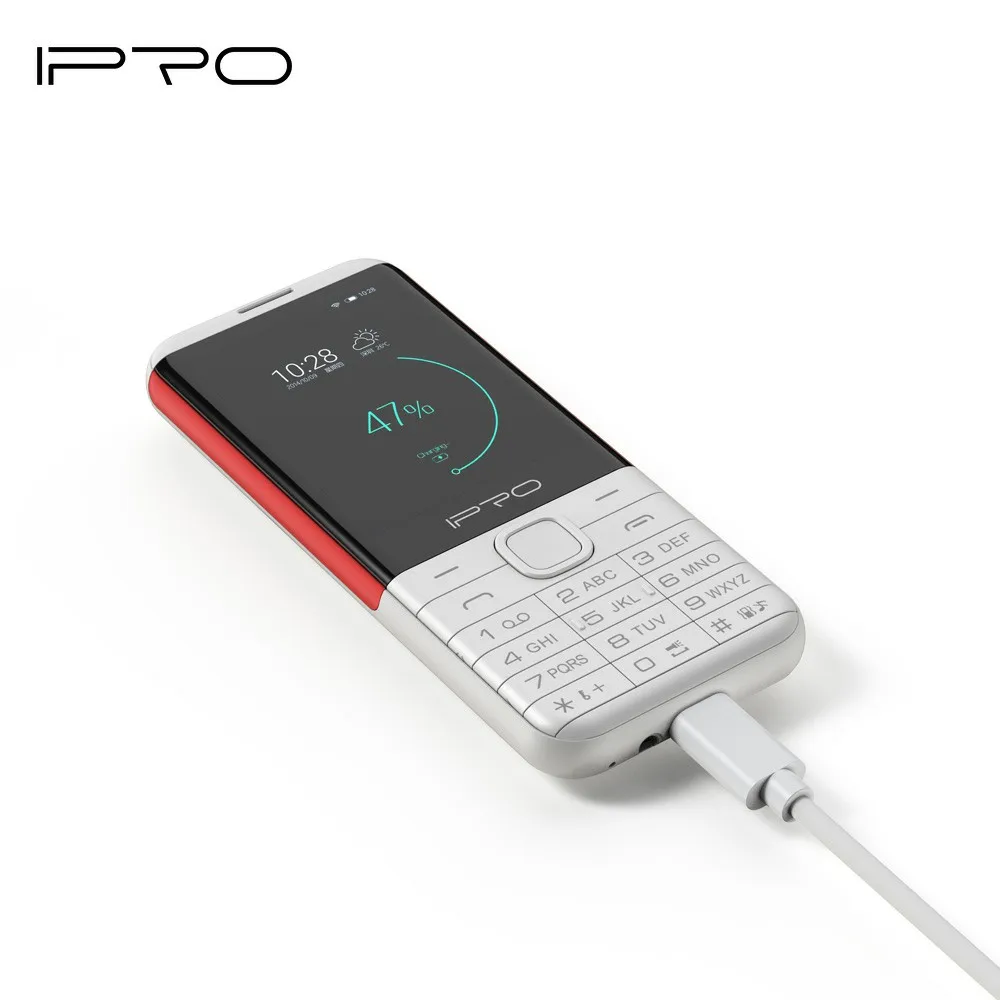 IPRO 2.8 Inch 4G Keypad Mobile Phone for Nokia Style Feature Phone with Big Screen Spanish Operating Language