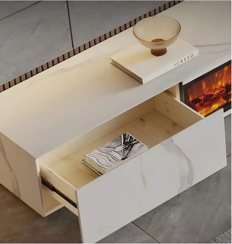 Electric Fireplace, Wood - detail 18