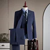 Blu reale [Abito + gilet + pantaloni]
