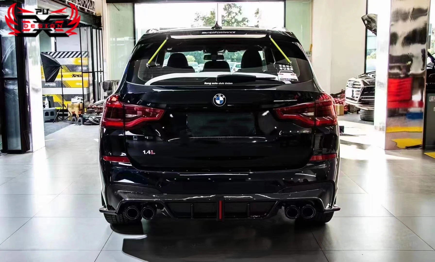 Rear Diffuser Rear Bumper Carbon Fiber Car Body Kit For Bmw X3m F97 ...