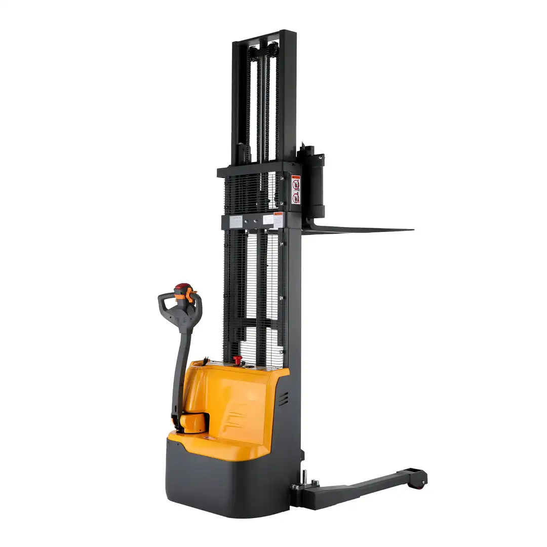 Electric Stacker Material Handling Equipments Fully Semi Elec Pallet Truck Price 1000Kg 1500 kg Forklift Stacker