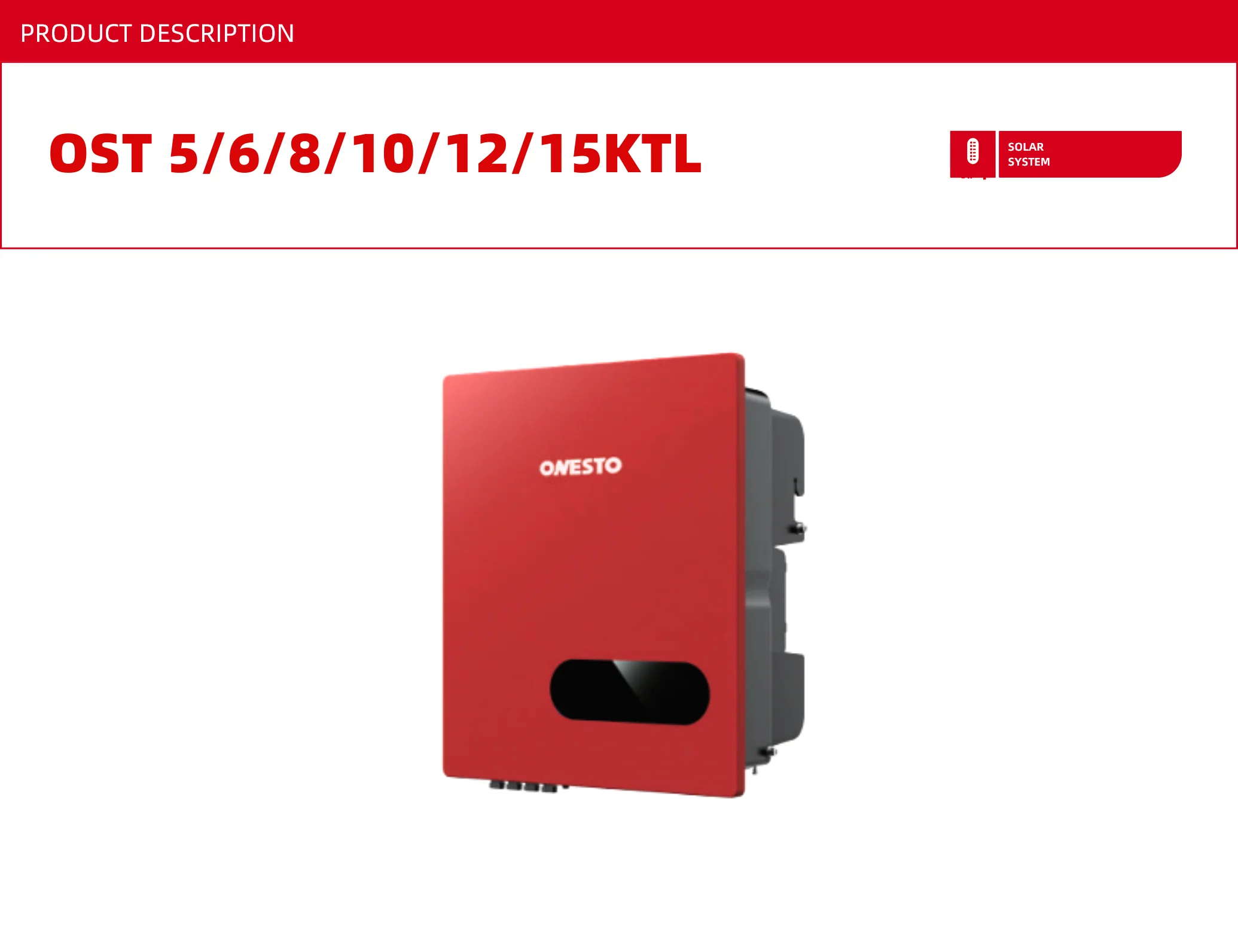 High Efficiency Mppt Solar Inverter Three Phase Dual Mppt 10kw Inverter