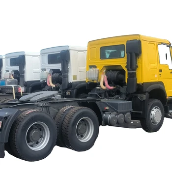 Sinotruk Howo 6X4 336HP Motor tractor Manual Transmission 10-Wheel Diesel Fuel Truck Weichai Engine Used Chassis Left Hand