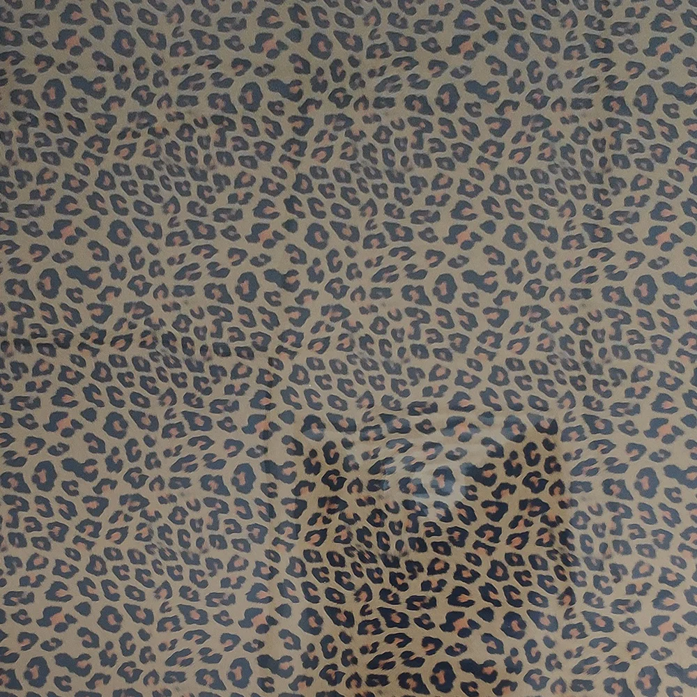 White Black Pattern Animal Print Heat Transfer Vinyl Fabric Material for Clothing