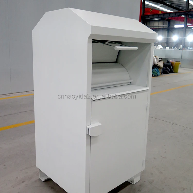 Wholesale Donation Bin Clothing Recycle Bins Customized Outdoor Street