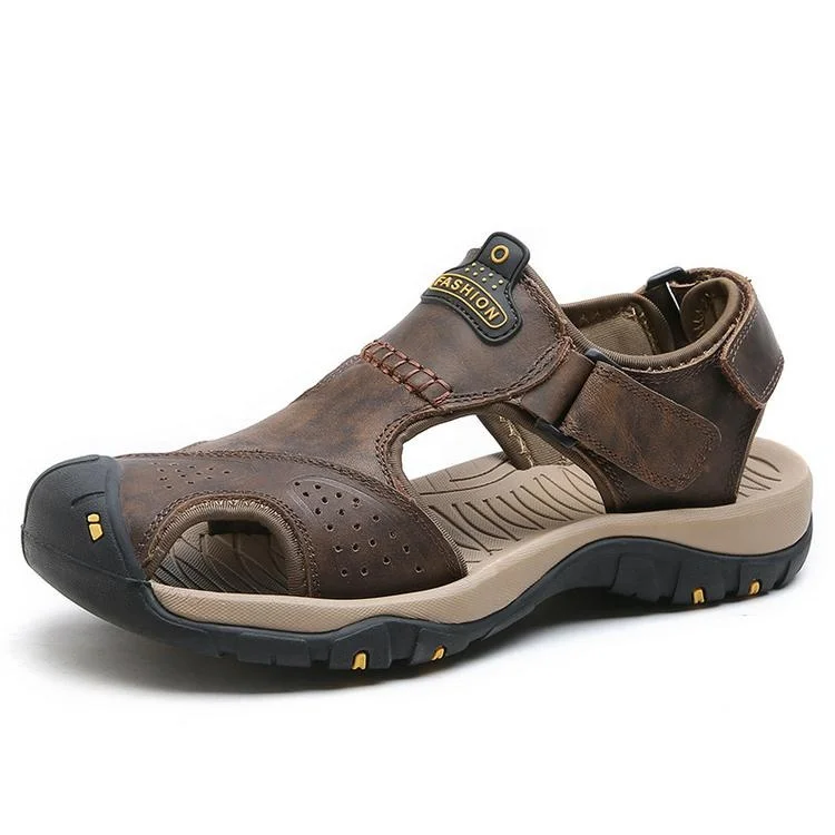 Shoes Mens Shoes Sandals Pure leather African sandals with tpr sole 