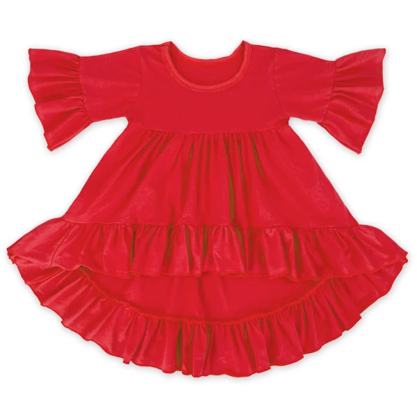 red colour baby dress